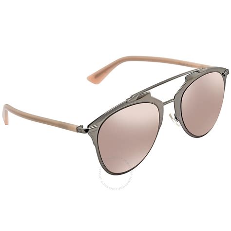 dior pink aviator ladies sunglasses diorreflected xy2/0j 52|Dior Pink Pilot Ladies Sunglasses DIORREFLECTED XY2/0J 52.